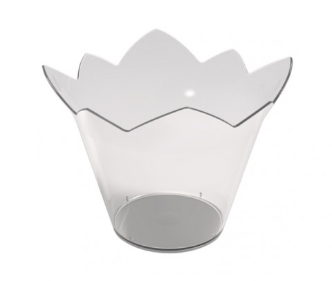 Coppetta waterlily trasparente cc.70 pz.25