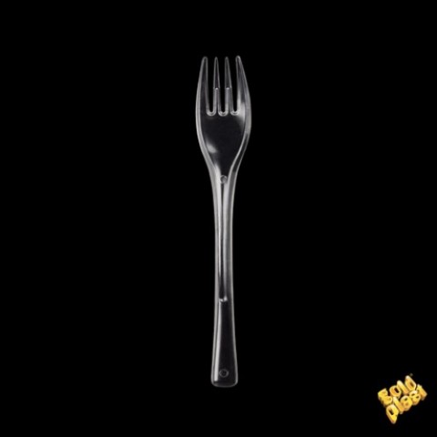 Forchettina dolce fly trasparente cm.14 pz.50