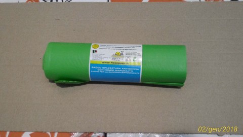 BUSTE RIFIUTI BIODEGRADABILI 90x120  ROTOLO DA PZ.10