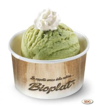 COPPETTA GELATO BIODEGRADABILE 90ML PZ.42