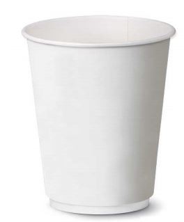 BICCHIERE IN CARTONCINO DOUBLE WALL BIANCO 12OZ-450ML PZ.20