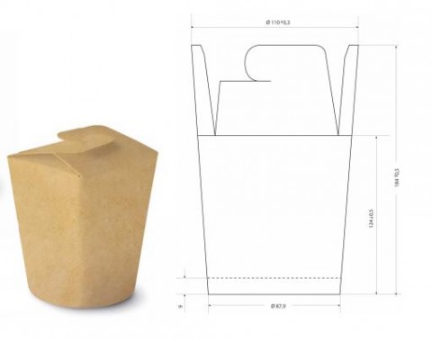 FOOD CUP RICHIUDIBILE 750ML PZ.43