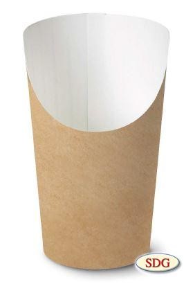 BICCHIERE PORTA PATATINE AVANO H.15 PZ.50