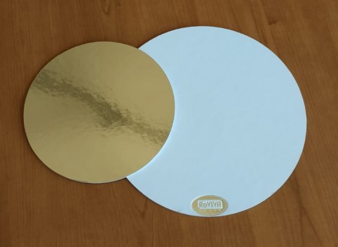 DISCO PASTICCERIA DOUBLE FACE ORO PERLA Ø 34CM PZ.30