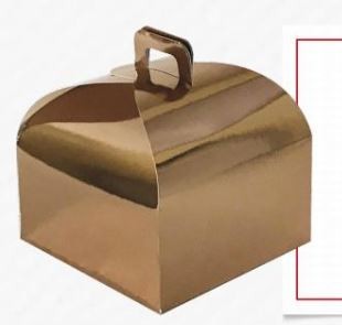 SCATOLA PER PANETTONE DA KG.1 RAME 