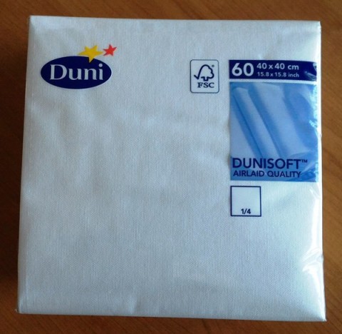 TOVAGLIOLO BIANCO DUNISOFT 40X40 PZ.60 