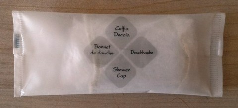 CUFFIA DOCCIA IN SACCHETTO PZ.500