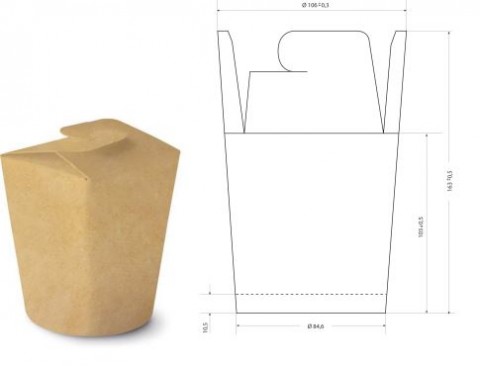 FOOD CUP RICHIUDIBILE ML.500 PZ.48