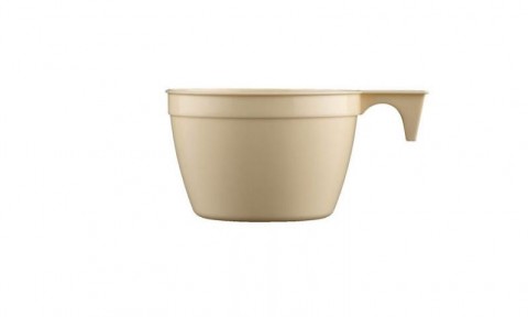 Tazze cappuccio beige In PP cc.190 pz.25
