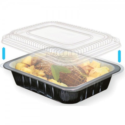 Coperchi in APET trasparenti serie G pz.60